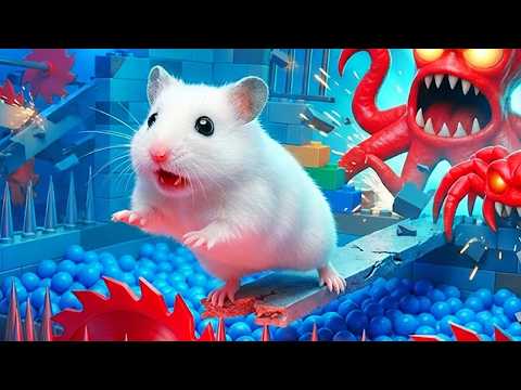 🛑Live ( MUST WATCH ): Hamster Escapes Giant Shark Maze Trap in Real Life | Hamster Life