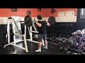 275 Olympic Pause Squat Workout