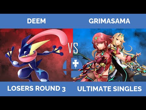 RogaSmash 204: SSBU Losers R3 – Deem (Greninja) vs GrimaSama (Pythra)