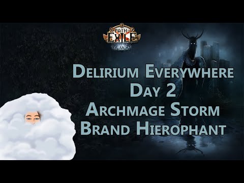 Delirium Everywhere Day 2 - Level 84 Archmage Storm Brand Hierophant - Lake of Kalandra 3.19
