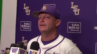 LSU Jay Johnson WIN over No.1 Texas A&M postgame