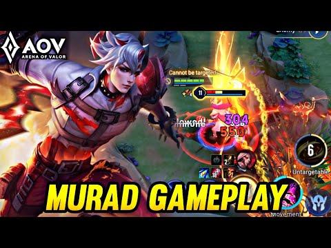 AOV : MURAD GAMEPLAY | IN JUNGLE - ARENA OF VALOR LIÊNQUÂNMOBILE ROV