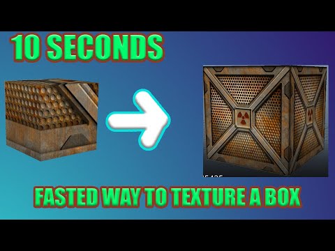Easiest way to texture a box UVmap Maya 2020