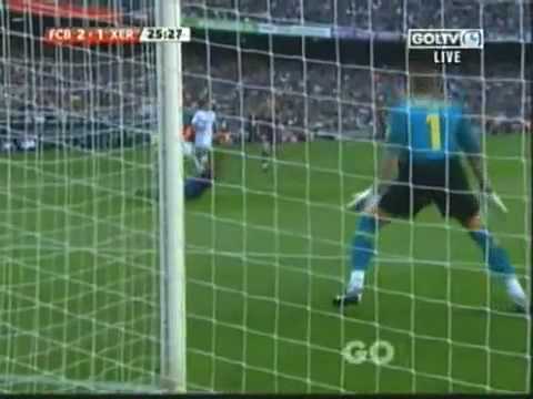 Bermejo Amazing Goal FC Barcelona - Xerez 3-1 24.04.10 Golazo Bermejo