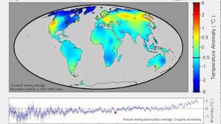 Berkley Earth Surface Temperature animation