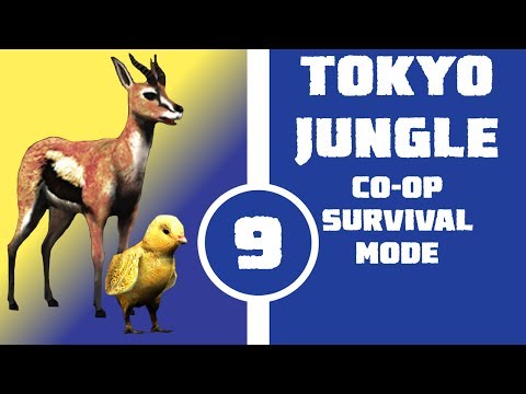 Let's Play Tokyo Jungle Co-op (Survival Mode) Part 9 - Gazelle and Chick