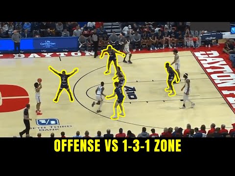 How to beat a 1-3-1 zone defense