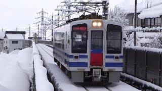 preview picture of video '【FHD】北越急行ほくほく線 しんざ駅にて(At Shinza Station on the Hokuetsu Express Hokuhoku Line)'