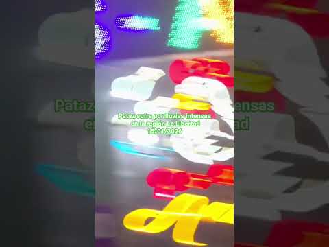 Lluvia intensa cae sobre la provincia de Pataz este 15 de enero del 2026. #noticias #LaLibertad