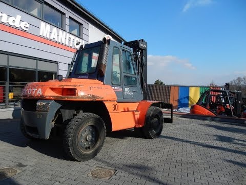 Wózek widłowy Toyota 5FD80 2011 BD 4621