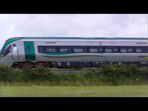 Irish Rail 22000 Class DMU Passing Through Highrath, Co. Kilkenny.