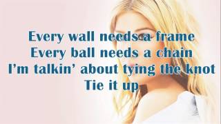 Kelly Clarkson - Tie It Up Lyrics On Screen HD (NEW 2013 SONG)