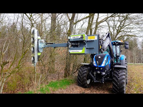 Astsäge und Astschere Anbaugeräte für Frontlader | GreenTec Puma 2803, LRS 1602 und HS 172