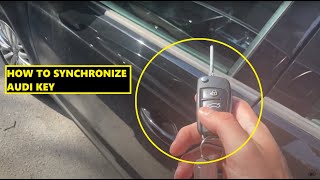 Program Audi Key After Battery Change - Synchronizing Remote Control Key Audi