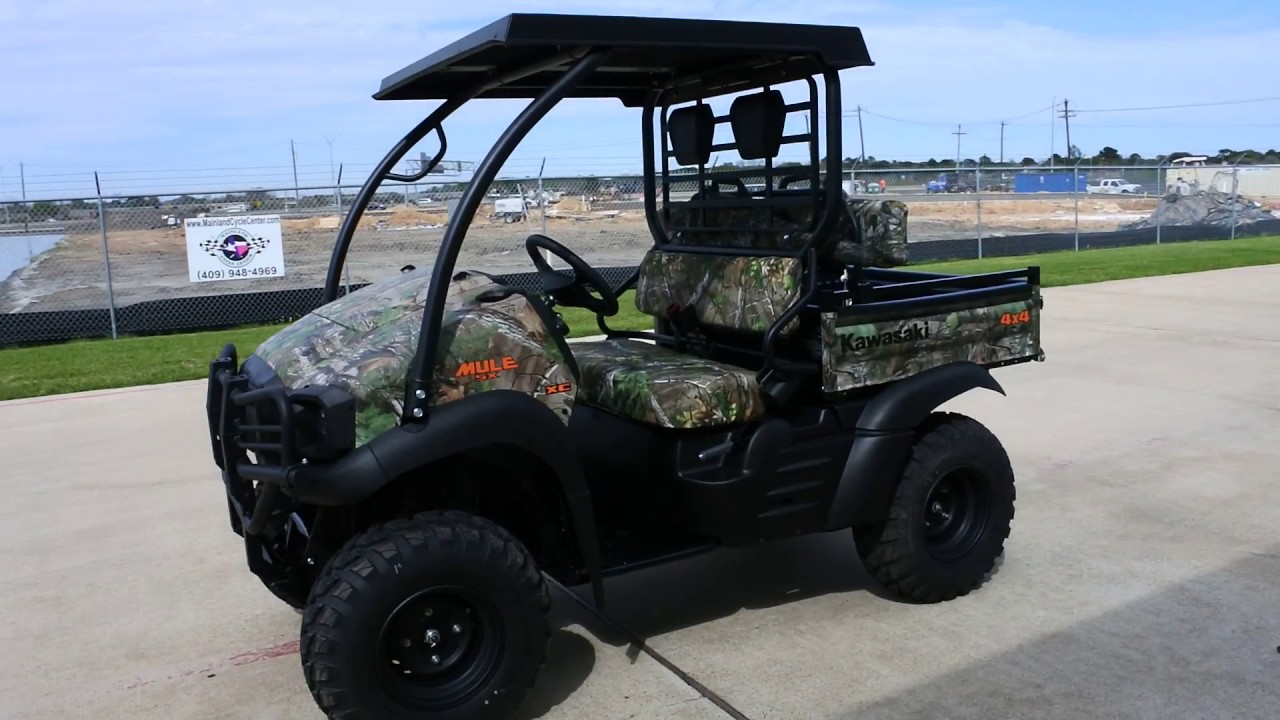 2017 Kawasaki Mule Sx 4x4 Xc Camo For Sale in La Marque, TX ATV Trader