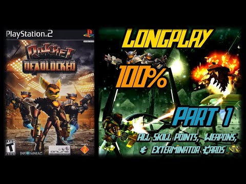 Ratchet: Deadlocked - Longplay 100% (Part 1 of 2) (Ps2) Hero Difficulty Walkthrough (No Commentary)