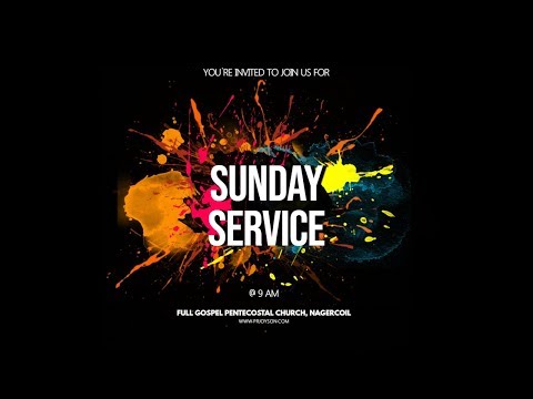 SUNDAY SERVICE (16-12-2018) | FGPC NAGERCOIL