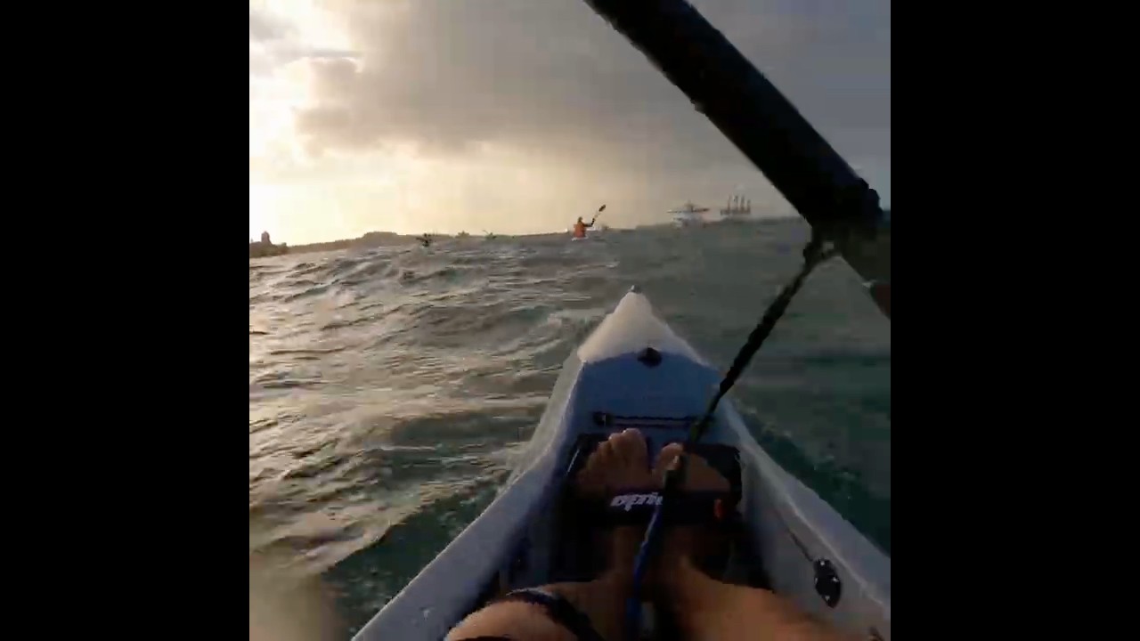 Catching runners! #surfski #kayak #paddler #newzealand