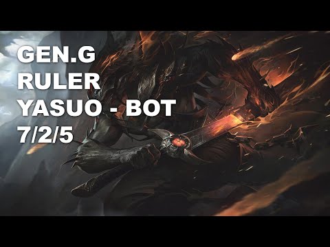 Gen.G Ruler Bot Yasuo vs Varus - KR Grandmaster Patch 10.8