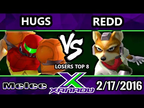 S@X 137 - VGBC | Redd (Fox) Vs. Hugs (Samus) SSBM Losers Top 8 - Smash Melee