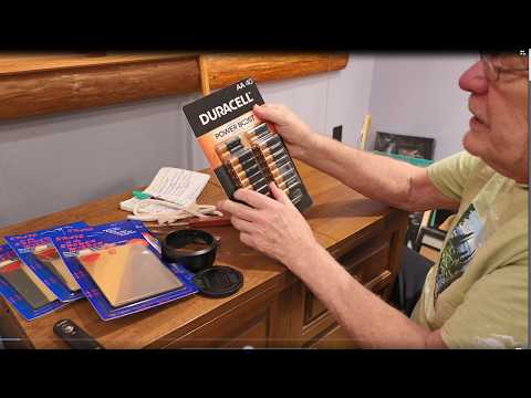 Double and Triple A Batteries holder & a Buckaroo Knot