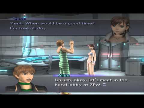 Xenosaga III HD Cutscene 057 - Decision to Dispose (CAT Testing Ground) - JAPANESE - SWIMSUIT MODE