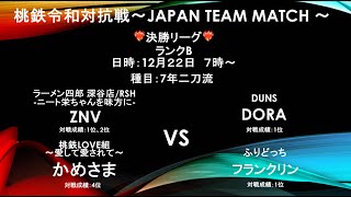 【LIVE】桃鉄令和対抗戦 Japan Team Match 2024 ランクB ７年二刀流ルール【桃太郎電鉄～昭和平成令和も定番～／桃鉄令和】