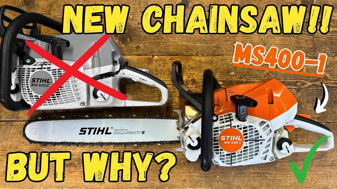 The Brand New STIHL MS400.1! WHY is this CHAINSAW different?