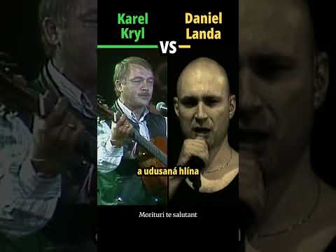 DANIEL LANDA vs KAREL KRYL - Morituri te salutant - #hudba #shorts #versus