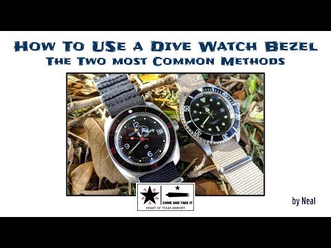 How to Use a Dive Bezel - The Two Most Common Methods