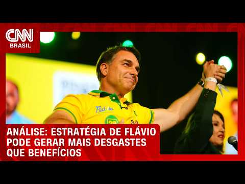 Estratégia de Flávio pode gerar mais desgastes que benefícios; veja análise | CNN 360°