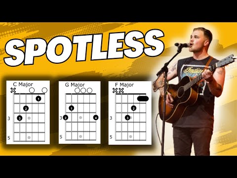 Spotless Zach Bryan Guitar Tutorial Chords