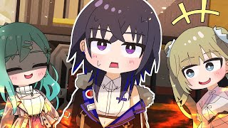 【手描き】被害者面べに。ぶりぶりリサ。マママうるは。【ぶいすぽっ!/一ノ瀬うるは/英リサ/八雲べに】【マンガ動画/アニメ/VTuber】
