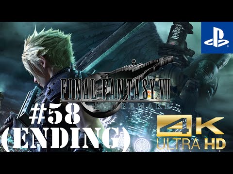 Final Fantasy VII Remake - Walkthrough Part 58 (Ending) (No Commentary) [4K 60fps]