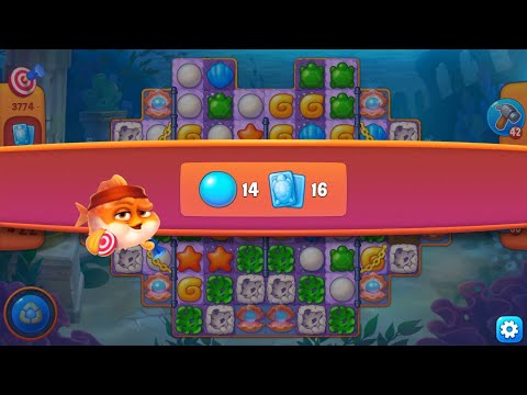 Fishdom. Chalenge Level 3774. HD Quality