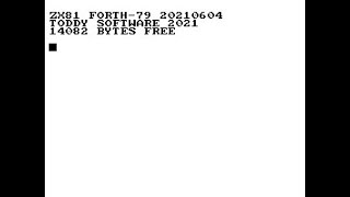 ZX81 Toddy Forth-79