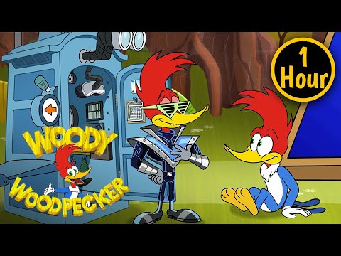 Woody Woodpecker | Woody's Time Machine | 1 Hour of Full Episodes