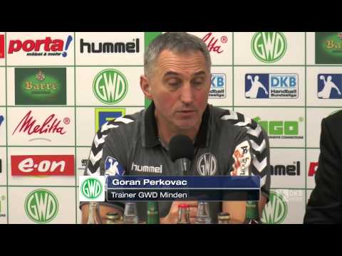 20.12.2014 GWD Minden - TuS N-Lübbecke // Pressekonferenz