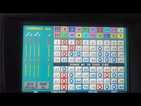 Mult-Card Keno: 20 Card 5 Spot Distribution Strategy. 11-29-19