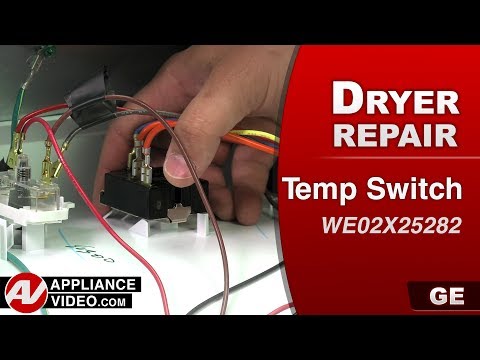 GE Dryer - Not Heating - Temperature Switch Repair and Diagnostic