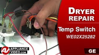 GE Dryer Not Heating - Temperature Switch Repair and Diagnostic