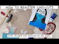 HOW TO REGISTER A LINO CUT PRINT Line Up Your Prints So They Are Straight And Centered 3 WAYS