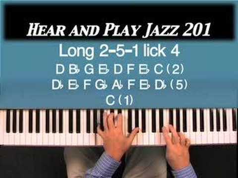 Hear and Play Jazz 201: Another Great Descending Piano Lick To Use On Piano!