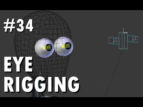 Blender 2.6 Tutorial 34 - Eye Rigging