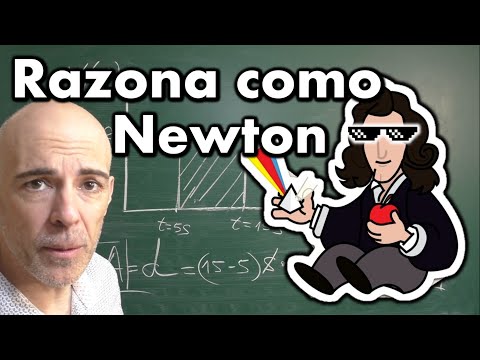 Halla la distancia recorrida como le gustaría hacerlo a Newton