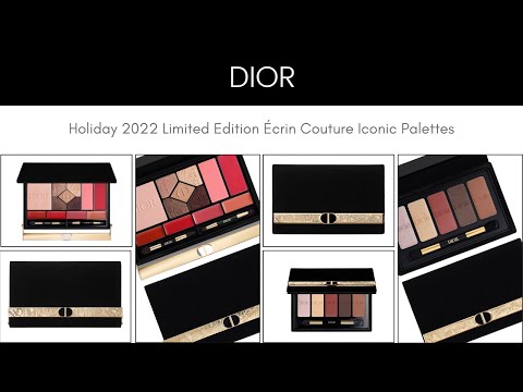 DIOR Holiday 2022 Limited Edition Écrin Couture Iconic Palettes
