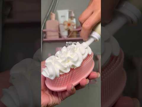 8pm night shower w time stamps🧖🏽‍♀️🧸⭐️#showerroutine #showerproducts #cleangirl #bodycare #asmr