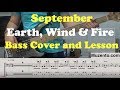 September - Earth, Wind & Fire - Bass Cover and Lesson