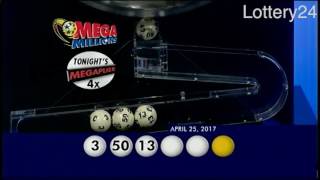 2017 04 25 Mega Millions Numbers and draw results