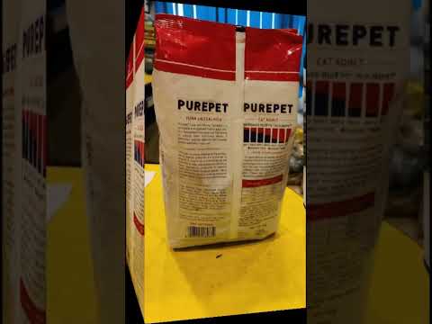 PUREPET Tuna & Salmon Adult Cat Kibble (1kg): Nutrient Rich, Highly Palatable & Easily Digested